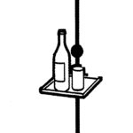 MS329 Clamp on Utility Tray